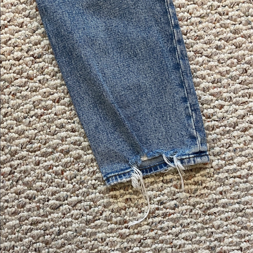 Abercrombie and Fitch The Ankle Straight Ultra High Rise Curve Love Size 27 / 4R - Picture 5 of 6